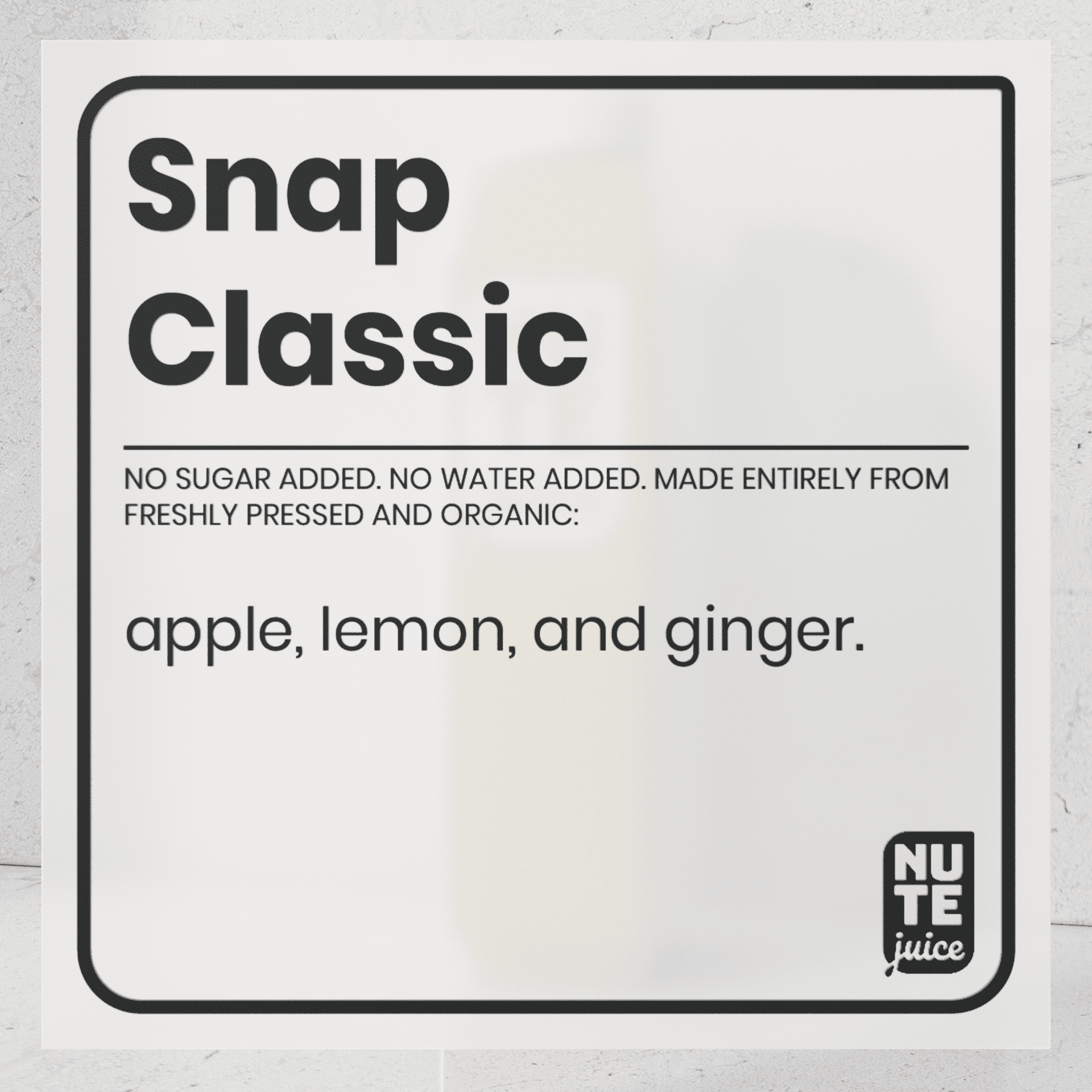 snap classic cleanse ingredients