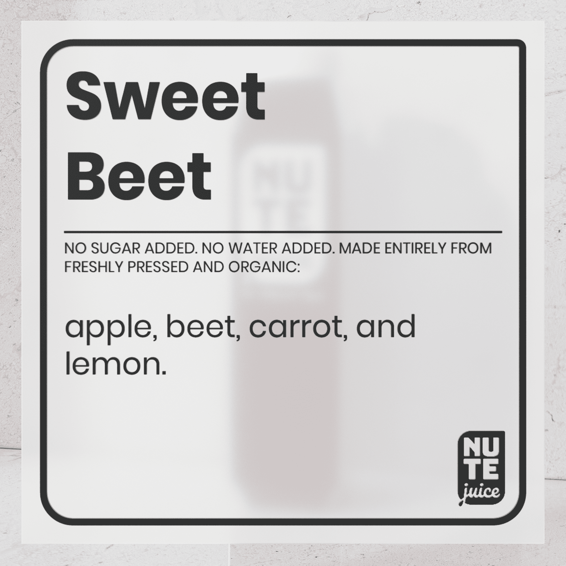 sweet beet ingredients
