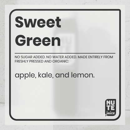 sweet green ingredients